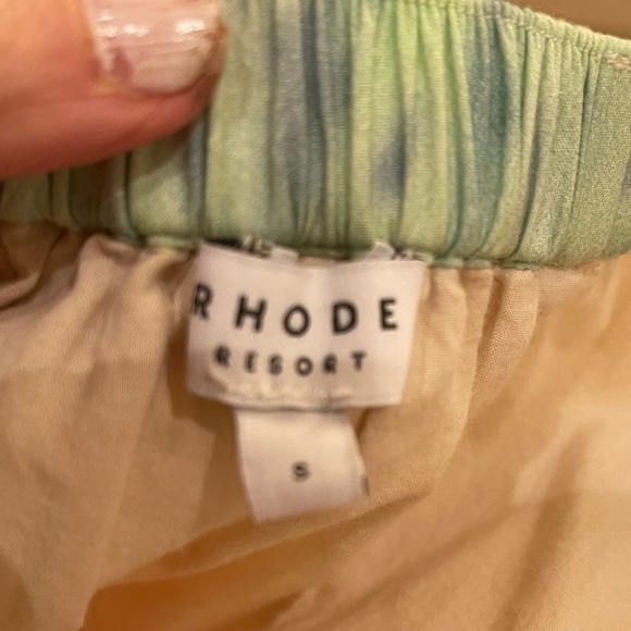 Rhode  Resort pastel watercolor maxi skirt - Picture 8 of 8